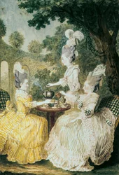 La Marquise de Montesson, La Marquise de Crest et la Comtesse de Damas prenant le thé